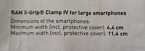 Držiak na mobil RAM X-Grid Clamp IV - 4