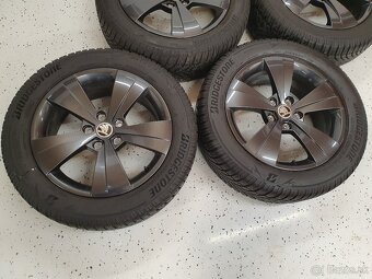 Zimná sada 215/55 r17 + Alu Škoda Triton 5x112 - 4