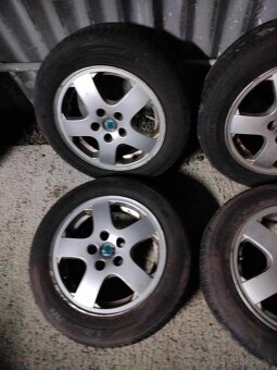 4ks alu disky orig. Škoda 5x100 r14 pneu 185/60 5mm - 4