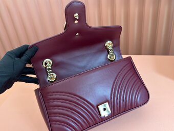 Gucci burgundy kabelka NOVÁ - 4