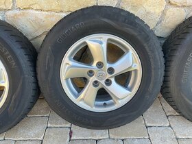 16 palcové Disky Hyundai SUV + pneu 215/70 R16 zimne - 4