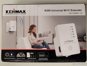 Rozširovač signálu WIFI - extender EDIMAX N300 - 4