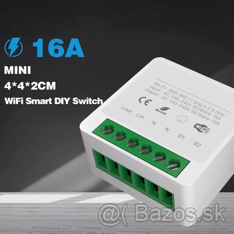 Smart wifi vypínač 230V / 16A - 4