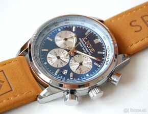 LIGE 89136 Luxury Chronograph - pásnke štýlové hodinky - 4