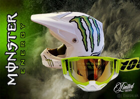 Fox V3 Ricky Carmichael Monster Pro Matte 12 Helmet (vel. L) - 4