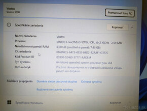 notebook Dell Vostro 15 - Core i3 10.gen, 8GB, SSD 256GB - 4