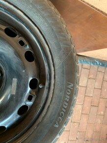 zimné pneumatiky 195/55 R 15 s diskami Škoda Rapid - 4