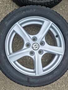 5X112 R16 6,5J ET46, 205/55 R16 Zimné Continental - 4