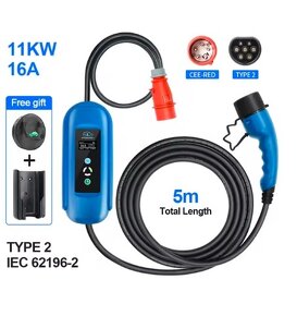 Prenosný Wallbox 11KW 16A EV Charger - 4