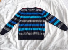 pásikovaný pulover 3ks - 4