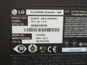 PREDAM 24 PALCOVY MONITOR LG FLATRON E2442VBN - 4