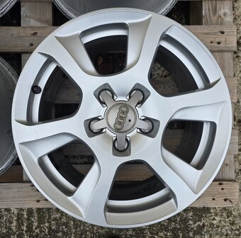 ORIGINÁL AUDI HLINÍKOVÉ DISKY 5x112 R16 - 4