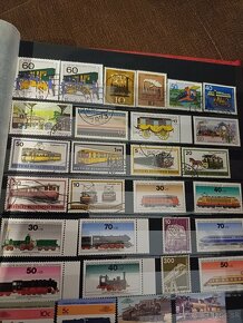 predám poštové známky - vlaky - DDR,Deutche - 4