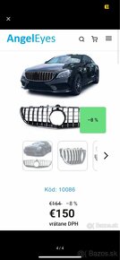 Mercedes cls w218 NOVA panamericana grill maska - 4