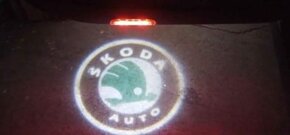 LED projektory s logom ŠKODA a VW. - 4