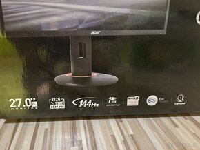 27" Acer XF Gaming Monitor - XF270H 144hz - 4