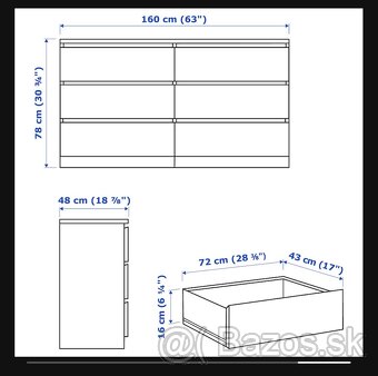 Ikea komoda malm - 4