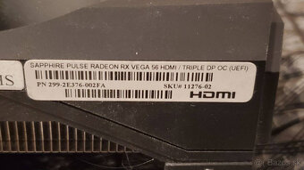 Herná grafika Sapphire PULSE RX VEGA 56 8 GB HBM2 - 4