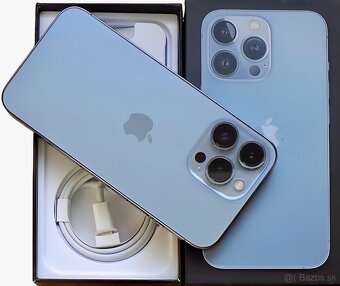 iPhone 13 Pro Max Sierra Blue BATERIE 100% TOP - 4