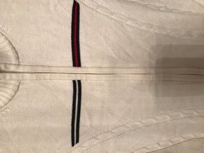 TOMMY HILFIGER originál limitka biely dámsky svetrik S/M - 4