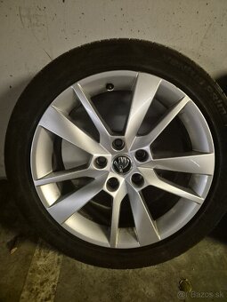 SKODA TRIUS 5x112 R17 + 225/45 LETNE PNEUMATIKY - 4