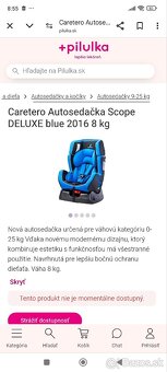 Autosedačka Caretero 0-25 kg - 4