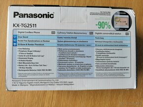 Bezdrôtový telefón Panasonic KX-TG2511 - 4