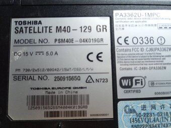 Toshiba satellite m40-129gr - 4