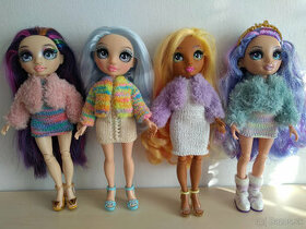 Kožuchy šaty pre bábiky Rainbow high barbie čiapky - 4