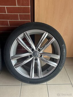 5x112 R18 VW Originál B8 Kolesá + Letné Pneu - 4