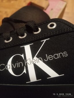 calvin Klein nízke pánske tenisky 43-44  - nenosené - 4