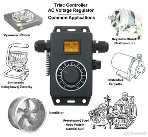 Regulátor výkonu spotrebičov/zariadení na striedavý prúd - 4