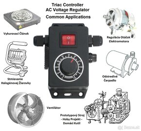Regulátor výkonu spotrebičov/zariadení na striedavý prúd - 4