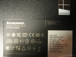 LENOVO ideapad G780 intel i5, NVidia (displej 17,3") - 4