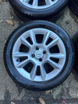 OPEL ALU kola R16 s pneu BRIDGESTONE TURANZA 205/50 R16 - 4