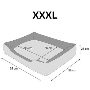 Nepremokavý extra odolný pelech pre veľkého psa Double XXXL - 4