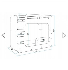 Detska poschodova postel - 4