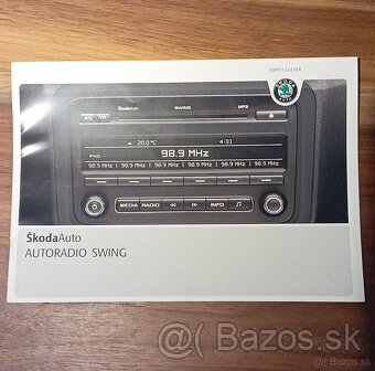 Rádio Škoda SWING - VRÁTANE PIN - 4