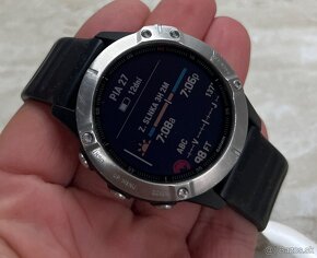 Garmin Fenix 6 Silver, Black band - 4