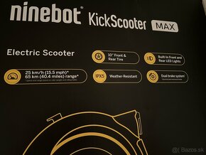 Predám Ninebot KickScooter MAX G30E II - 4