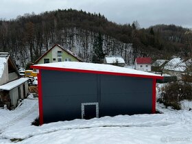 OCEĽOVÁ KONŠTRUKCIA HALY - MONTOVANÁ HALA 8x18x5m - 4