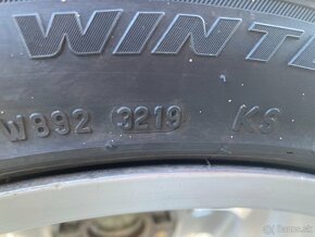 Predám sadu kolies BMW R17 zimné pneu 225/45R17 - 4