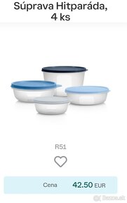 Misky od Tupperware Hitparáda 42,90€ - 4