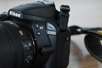 Nikon d3400 s bluetooth - VR objektiv 18-105 AF 1 900 cvak. - 4