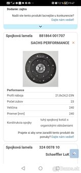 VW Seat Ibiza 6L Sachs Performance spojka - 4