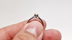 Zasnubny prsteň 0,20ct diamant - 4