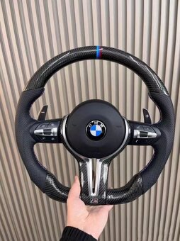 Karbonovy novy volant BMW , M komplet s airbagom a F1 - 4