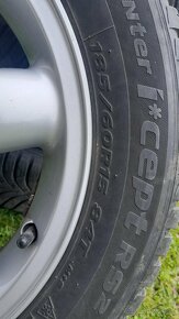 Predám  zimné pneumatiky 185/65r15 Hankook disky 4x100 - 4