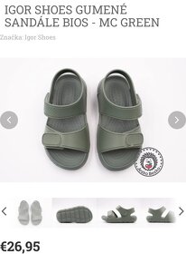 Igor shoes bios - gumene sandalky - 4
