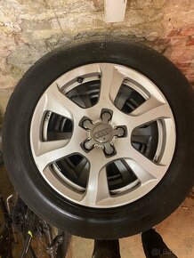 Originál Audi disky + pneumatiky 225/55R16 - 4